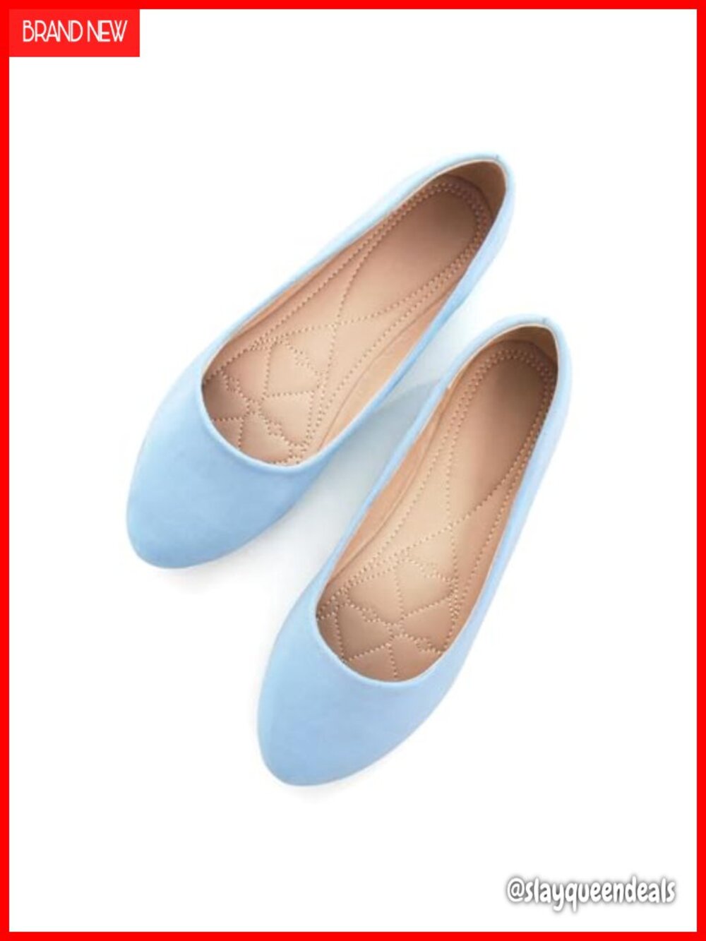 Slip-On Pointed Toe Ballet Flats Faux Suede Cushioned Casual Dressy